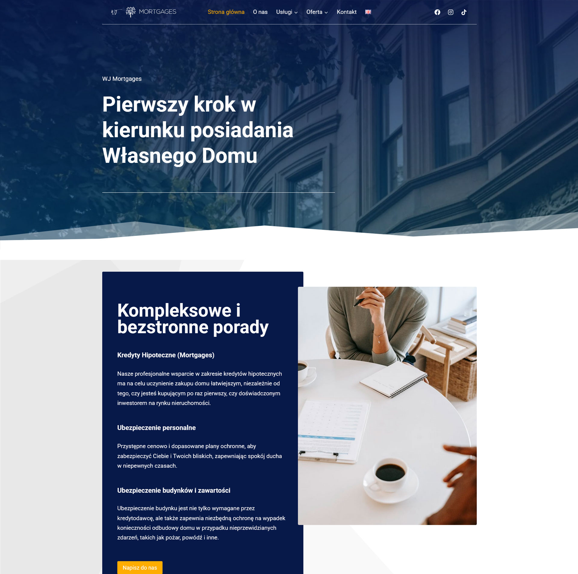 WJ Mortgages Firma pomagająca w kredytach